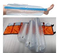 UUK Kit Stecca d'Aria First Aid, Stecca di Plastica Gonfiabile, Set di 6, con Mano/Polsi, Gomito/Mezzo Braccio, Braccio Completo, Piede/Caviglia, Mezza Gamba, Gamba Intera