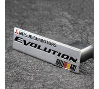 uULiit Auto Stemmi per Mitsubishi Evolution,Carrozzeria Emblema Logo Sticker Decalcomanie Etichetta Stemma Cofano Anteriore Bagagliaio Posteriore Esterni Decorazioni