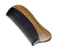 UUNVTOSU Pettine per la cura dei capelli pettine per capelli in legno - Pettine nero a denti fini, pettine per parrucchiere domestico pettine per taglio dei capelli, spazzola per capelli in ottone