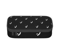 Uusnwaa Astuccio e astuccio con cerniera, grande capacità, con stampa di balena, delfino, oceano, multi-slot, organizer per cancelleria con tasca in rete per la scuola