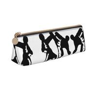 Uusnwaa Astuccio in pelle con stampa di arti marziali taekwondo, astuccio con cerniera, organizer per cosmetici, per scuola, ufficio, donna, uomo