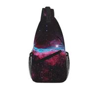 Uusnwaa Borsa a tracolla resistente all'acqua con stampa galassia dell'universo