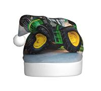 Uusnwaa Pezzi di ricambio di Natale per il cappello di stampa di macchinari agricoli,Cappello di Babbo Natale Unisex-Adult,Addensare il cappello di Natale per la festa di Capodanno