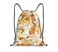 Uusnwaa Zaino con coulisse con stampa di un bel retriever, resistente all'acqua, per palestra, shopping, sport, yoga, Nero , S, Zaino da viaggio