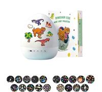 Uuxkgu Dinosaur Egg Night Light Projector,Dinosaur Egg Galaxy proiettore Stelle soffitto Bambini,proiettore di Disegno,Luce Notturna Dinosauri,Luce Notturna Bambini Fai da Te,Luce Notturna Bambini-A
