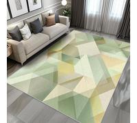 UUZEAI Tappeto da interno grande, semplice, design geometrico irregolare, Europa settentrionale, antiscivolo, lavabile, moderno, decorazione per la casa, per camera da letto e soggiorno(140x200cm)