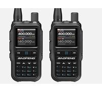 UV 5R Mini Baofeng Walkie Talkie Bluetooth 5W Dual-Band VHF/UHF USB - 2Pz