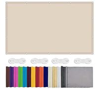 UV Block Sun Shade Sail 3,5 x 3,5 m - 98% protezione UV Water Resistant Canopy for Outdoor Patio Lawn Yard Pergola Covers - Includes 4 Ropes Taupe Color