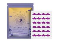UV Detection Stickers Sunscreen Reminder Patches Reusable Sun Protection