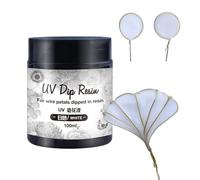 UV Dip Resina Colla Trasparente Colla Ultravioletta Indurimento Fiore Produzione Liquido Forcina Orecchino Gioielli