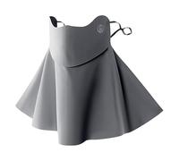 UV Face Cover, UPF50 Sun Protective, Cooling Washable Neck Bandana, Sturdy Reusable Adjustable Earloop for Hiking, Running, Fishing, Golf Outdoor Clothing and Sports Gear, Grigio scuro., Se référer au