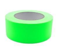 UV FLOOR - Gaffer adesivo verde fluo, 50 mm x 25 m, Gaffer di qualità premium, accessorio fluorescente, per feste, nastro adesivo decorativo