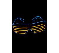 UV Floor- Occhiali luminosi, 3700817021287, blu/arancione