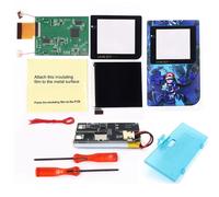UV GBP Q5 Backlight IPS LCD Screen USB-C Rechargeable Battery For GameBoy Pocket