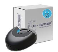 UV HEROES Dispositivo a Raggi UV per la Disinfezione dello Stetoscopio Professionale; Protezione completa dai batteri per tutti i tipi di Fonendoscopio; Made in Italy. (BIANCO, 47,1-50 MM)