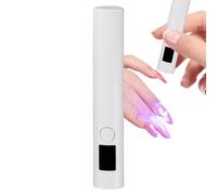 UV LED Nail Lamp, Quick Drying LED UV Manicure Light, Rechargeable Toenail Dryer with 250mAh Battery, Type-C Charging, Portable Curing Lantern for Home Travel