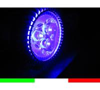 UV MR16 3x2w LED 6w LAMPADINA FARETTO DICROICA ultravioletto 12v WOOD E5D2