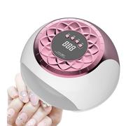 UV Nail Lamp, Gel Curing Light, Professional UV LED, Fast Drying Feature, Timer Settings Included, Compact Design White, Excellent for Home, Travel, Salon Manicure Use