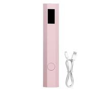 UV Nail Lamp, Handheld Gel Polish Dryer, 4.06x0.75in Compact Led Nail Light, 2 Timer Settings, Rhinestone Glue Curing, Led Display for Travel Friendly, Home Salon Use