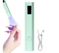 UV Nail Lamp, Portable Handheld Gel Polish Dryer, Compact LED Light with 2 Timers, Quick-Curing Nail Dryer, Small Travel-Friendly Manicure Tool, Ideal for Rhinestone Glue