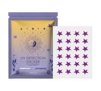 UV Patch Sunscreen Reminder Stickers - 24 Waterproof Reapply Sensing Patches, Broad-Spectrum SPF Alert For Outdoor Sports, Beach Camping Travel, Sun Protection Monitoring Accessory