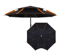 UV Protection Beach Umbrella 7.2ft Windproof Fishing Parasol with Sand Anchor 8.5ft Adjustable Sun Shade for Outdoor Use Red Color Beach & Camping