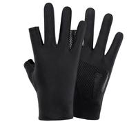 UV Protection Gloves - Spandex Ice Silk Blend Gloves Sun Protection | Non-slip Touchscreen Ice Silk Sweat-Wicking Summer Mittens For Summer Cycling Motorcycle Mountain Bike Riding Road Bicycle