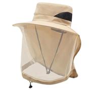 UV Protection Hat, UV Shield Headgear with Mesh, Face and Neck Cover | Gnat Head Net Hat for Summer Vacation Beach Fishing Outdoor Hiking Camping Walking Travel, Business, Trip, Commuting