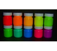 UV Reattivo Luce Nera fluorescent Luminoso Arte Craft Pittura 30ml O 60ml