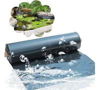 UV Resistant Preformed Pond Liner Easy Cutting, Pond Liner for Natural Looking Ponds, Waterfall, Koi Pondsand Water Garden (Black)(10x20m)