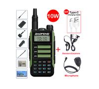 (UV16-Pacchetto 4) UV-16 Max IP68 Walkie Talkie impermeabile Dual Band Radio CB ad alta potenza Vhf
