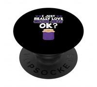 Uva Jelly Lover Funny I Just Really Love Grape Jelly Ok PopSockets PopGrip Adesivo