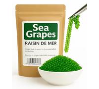 Uva marina secca - Il Caviale Verde dei Buongustai | Alghe Caulerpa Lentillifera (Umibudo) - Sapore unico e croccante, Porta peps e un tocco iodato ai tuoi piatti! Sea Grapes