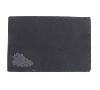 Uvas de Thirstystone con pizarra negra grabada con tiza