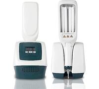 UVB Skin Care Light Therapy Device, 311 nm, luce per fototerapia a banda stretta con timer e display LCD per pelle, corpo e cuoio capelluto, due lampadine incluse