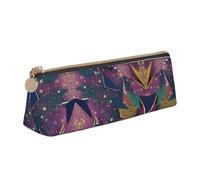 UVBDF Astuccio per matite con motivo glitterato per cancelleria portatile, grande capacità, astuccio per cosmetici, bianco, Taglia unica, Astuccio per trucchi