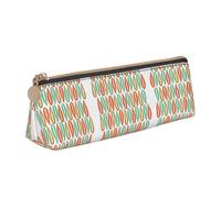 UVBDF Astuccio per matite in stile moderno della metà del secolo, astuccio portatile di grande capacità, astuccio per cosmetici, bianco, Taglia unica, Astuccio per trucchi