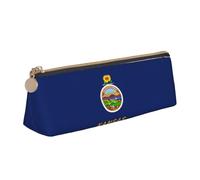 UVBDF Astuccio scolastico con bandiera del Kansas, astuccio per bambini con cerniera, piccoli e semplici, astuccio per penne e trucchi, bianco, Taglia unica, Organizer per borse