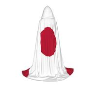 UVBDF Bandiera giapponese rinascimentale Fair Outfit mantello con cappuccio per adolescenti gotico medievale Cosplay Costume teatro teatro