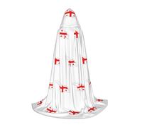 UVBDF Bandiera mappa della Georgia Rinascimento Fair Outfit Mantello con cappuccio per ragazzi gotico medievale Cosplay Costume teatro teatro