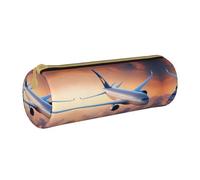 UVBDF Bellissimo astuccio per cancelleria per la scuola con aeroplano, grazioso portapenne per ragazzi e ragazze, astuccio per penne senior regalo per bambini, bianco, Taglia unica, Organizer per
