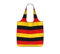 UVBDF Borsa imballabile riutilizzabile della borsa 25l della drogheria della stampa della bandiera tedesca di viaggio lavabile di vacanza Carryall di viaggio