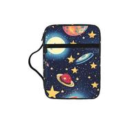 UVBDF Custodia protettiva per la Bibbia stampata con cielo stellato e universo, elegante, resistente all'usura, per viaggi, chiesa e lezioni bibliche