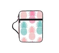 UVBDF Custodia resistente all'usura stampata alla moda con ananas colorato per la chiesa di viaggio e la ella Bibbia
