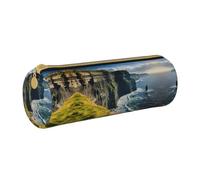 UVBDF Ireland Outdoors County Clare The Cliffs - Astuccio per cancelleria per la scuola, grazioso portapenne per ragazzi e ragazze, regalo per bambini, bianco, Taglia unica, Organizer per borse