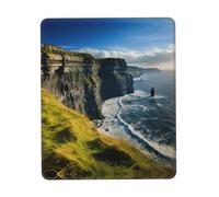 UVBDF Ireland Outdoors County Clare The Cliffs - Tappetino per mouse da gioco con bordi cuciti anti-sfilacciamento, superficie testurizzata di alta qualità, base in gomma antiscivolo
