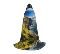 UVBDF Irlanda All'aperto Contea di Clare The Cliffs Rinascimento Fair Outfit Mantello Con Cappuccio Per Adolescenti Gothic Medievale Cosplay Costume Teatro