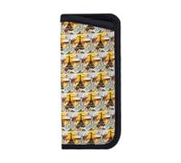 UVBDF Parigi Torre Eiffel morbido portatile Occhiali Pouch Multi-Use Stampato Occhiali Borsa per Occhiali, Penne, Auricolari E Carte, Accessorio Viaggio Friendly, Nero , S