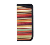 UVBDF Rainbow. Morbido sacchetto portatile per occhiali, borsa multiuso per occhiali, penne, auricolari e carte, accessorio da viaggio, Nero , M