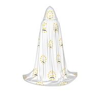 UVBDF Rhode Island State Flag Renaissance Fair Outfit Mantello con cappuccio per ragazzi gotico medievale Cosplay Costume teatro teatro